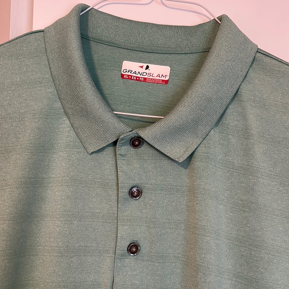 Grand Slam Men's Sage Polo Shirt